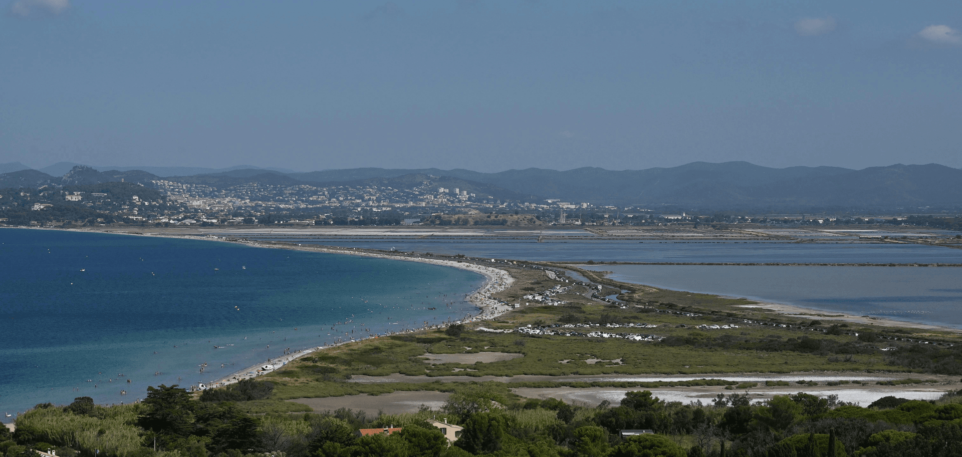 Windsurfing at Almanarre beach in Hyeres